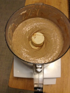 All blended and ready to top the cupcakes.
